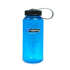 Nalgene - Butelka na wodę 16 oz Wide Mouth Sustain - Gwint 53 mm - 500 ml - Niebieska - 2020-1816