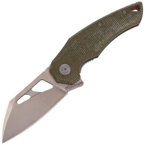 Nóż składany FoxEdge Atrax OD Green Micarta, Satin by Simonutti (FE-027 MOD)-1