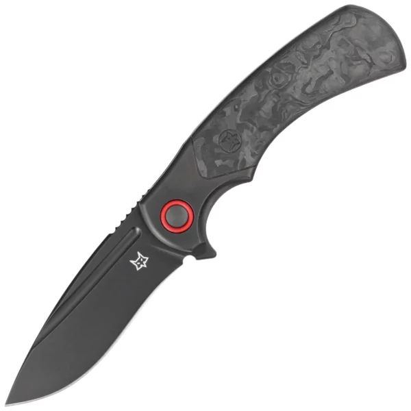 Nóż składany Fox 40th Anniversary Knife Marble Carbon Fiber, Black PVD M390 (FX-F2017 R)-1