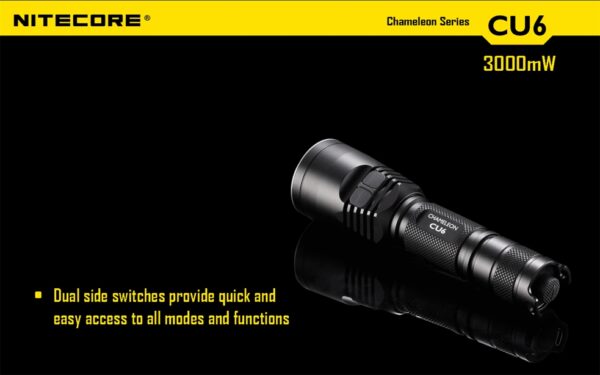 LATARKA NITECORE CU6 CHAMELEON (ULTRAFIOLET) 440 LUMENÓW-8