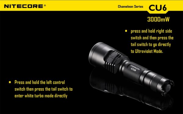 LATARKA NITECORE CU6 CHAMELEON (ULTRAFIOLET) 440 LUMENÓW-9