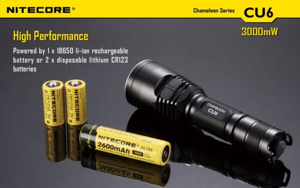 LATARKA NITECORE CU6 CHAMELEON (ULTRAFIOLET) 440 LUMENÓW-15