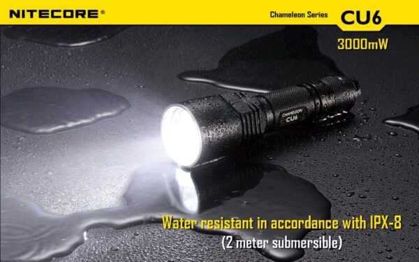 LATARKA NITECORE CU6 CHAMELEON (ULTRAFIOLET) 440 LUMENÓW-25