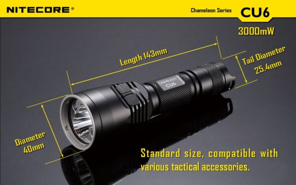 LATARKA NITECORE CU6 CHAMELEON (ULTRAFIOLET) 440 LUMENÓW-26