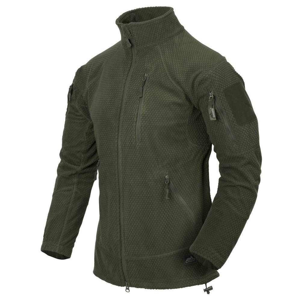 Helikon - Bluza Alpha Tactical Grid Fleece - Olive Green - BL-ALT-FG-02-1