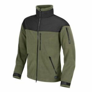 Helikon - Bluza polarowa Classic Army - Olive Green/Czarna - BL-CAF-FL-16