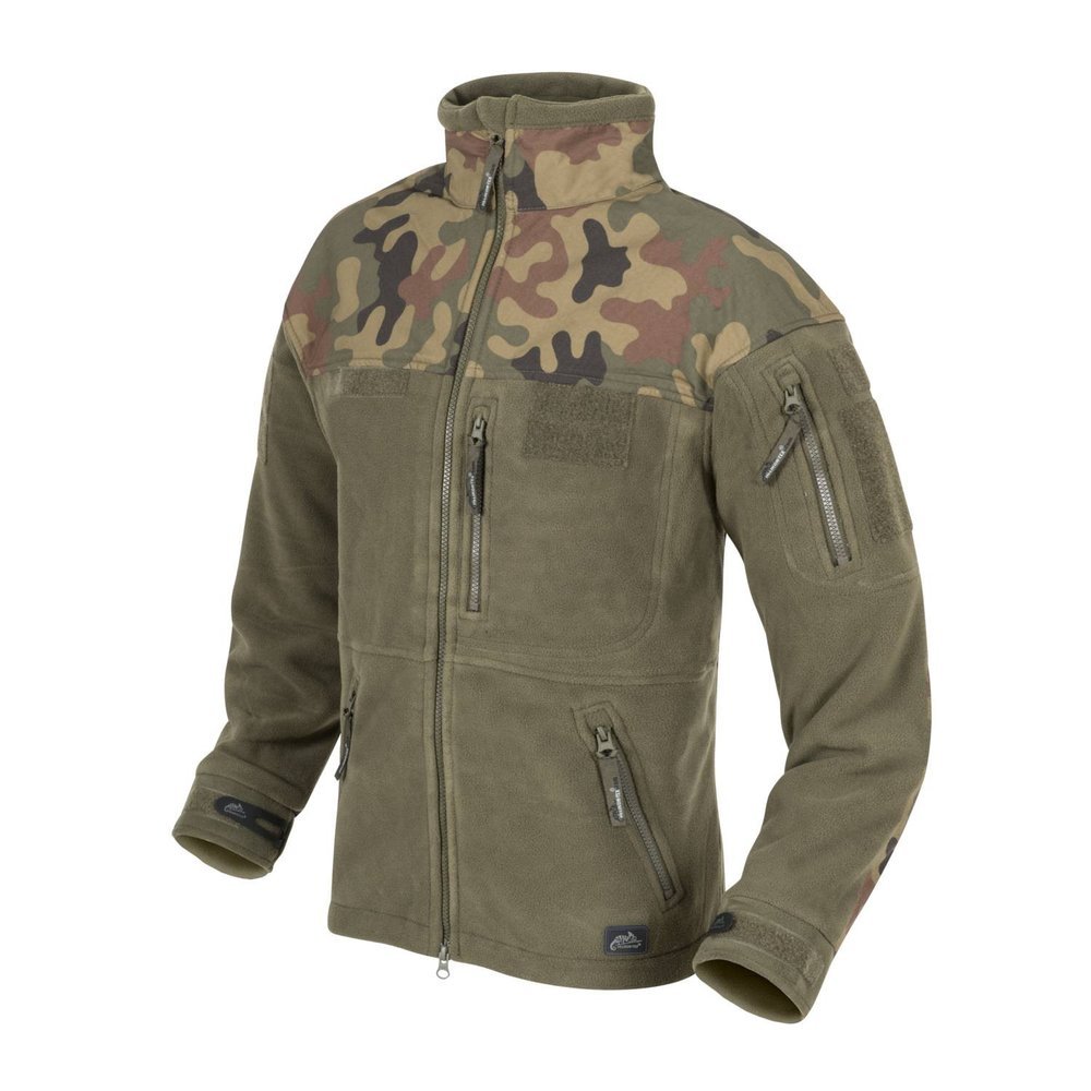 Helikon - Bluza polarowa Infantry - Zielony / Pantera - BL-INF-HF-18-1