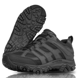 Merrell - Niskie buty wojskowe - Moab 3 Tactical - Czarne - J003909