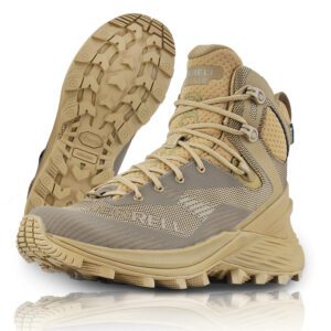 Merrell - Buty taktyczne Rogue Tactical GTX - Medium - Gore-Tex - Podeszwa Vibram - Dark Coyote - J005253