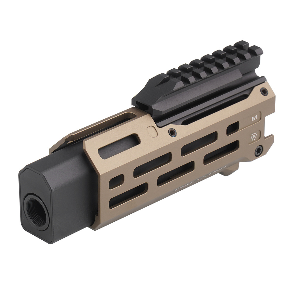 Strike Industries - Łoże M-LOK do CZ Scorpion EVO Strike 6” Handguard - FDE - SI-CEVO-HG-6-FDE-1