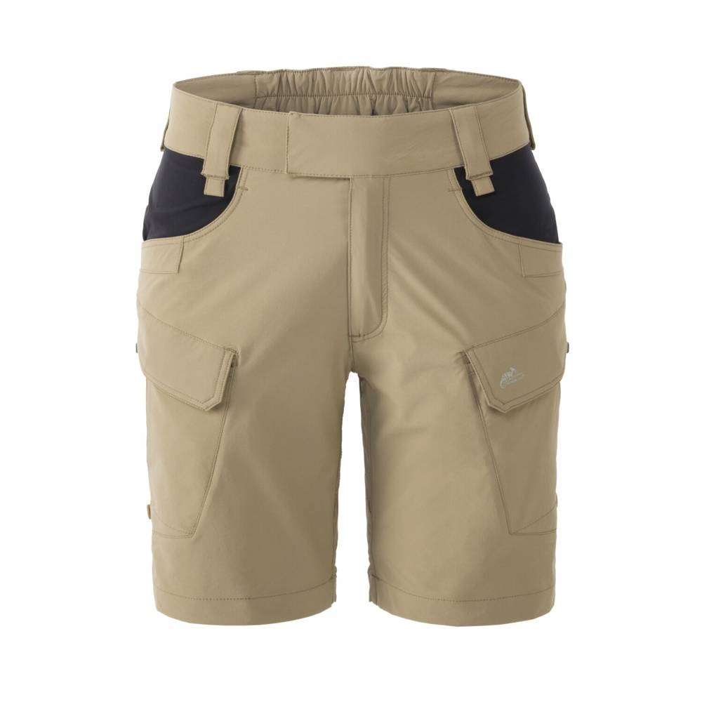 Szorty damskie OTS® (Outdoor Tactical Shorts) 8.5" - Czarny / Khaki