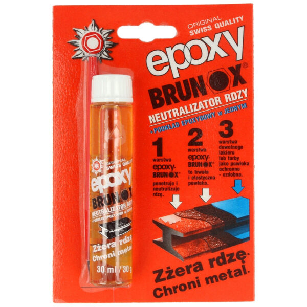 Brunox Epoxy 30ml, 2w1 neutralizator rdzy i podkład (BE01)-2