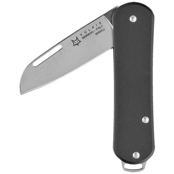 Scyzoryk Fox Vulpis Black Aluminium, Polished N690Co (FX-VP108 BK)-1