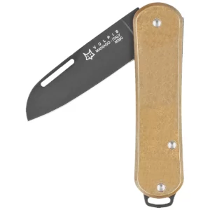 Scyzoryk Fox Vulpis Brass, Black Top Shield M390 (FX-VP108 OTB)