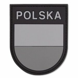 101 Inc. - Naszywka 3D - Polska tarcza - Szary - 444130-7017-1