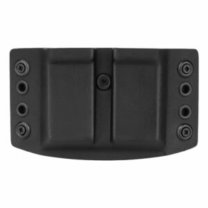 DOUBLETAP GEAR - Ładownica Kydex zewnętrzna OWB na dwa magazynki Glock, USP - Czarna