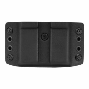 DOUBLETAP GEAR - Ładownica Kydex zewnętrzna OWB na dwa magazynki P-07/09/10, M&P9, SFP9, P320 - Czarna