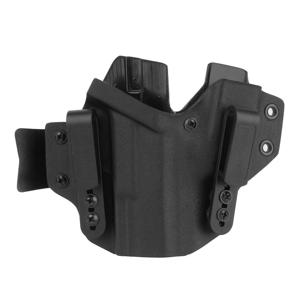 DOUBLETAP GEAR - Kabura wewnętrzna Kydex Appendix IWB z ładownicą do Glock 19 - Czarna-1