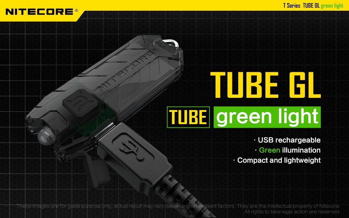 Latarka Nitecore TUBE-GL Green Light (zielone światło)-5