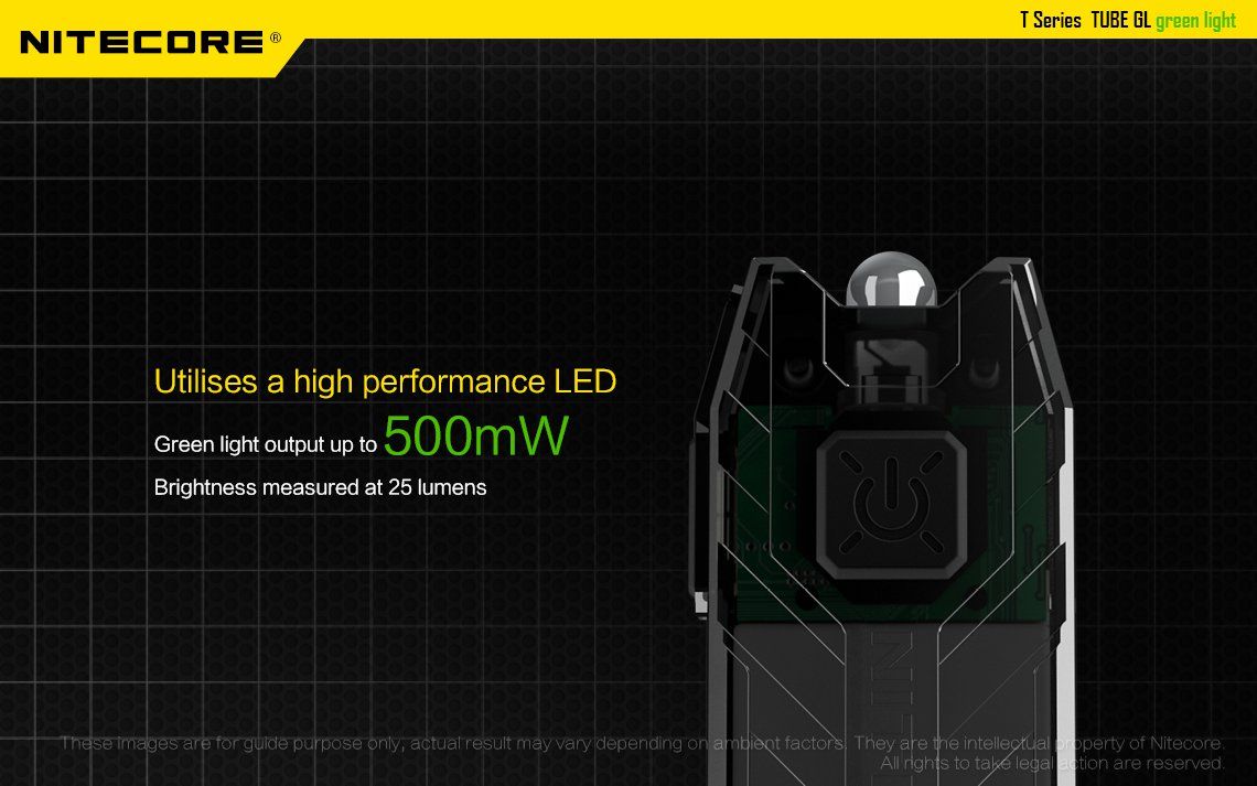 Latarka Nitecore TUBE-GL Green Light (zielone światło)-6