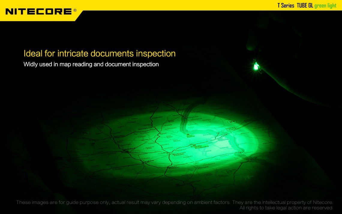 Latarka Nitecore TUBE-GL Green Light (zielone światło)-7