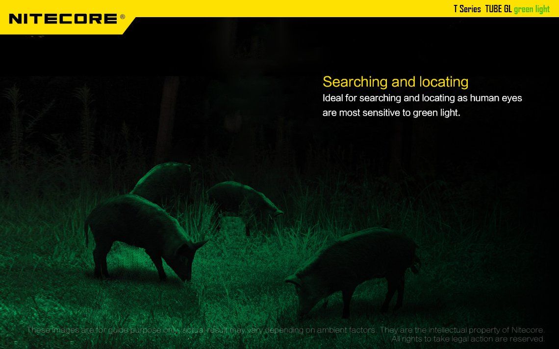 Latarka Nitecore TUBE-GL Green Light (zielone światło)-8