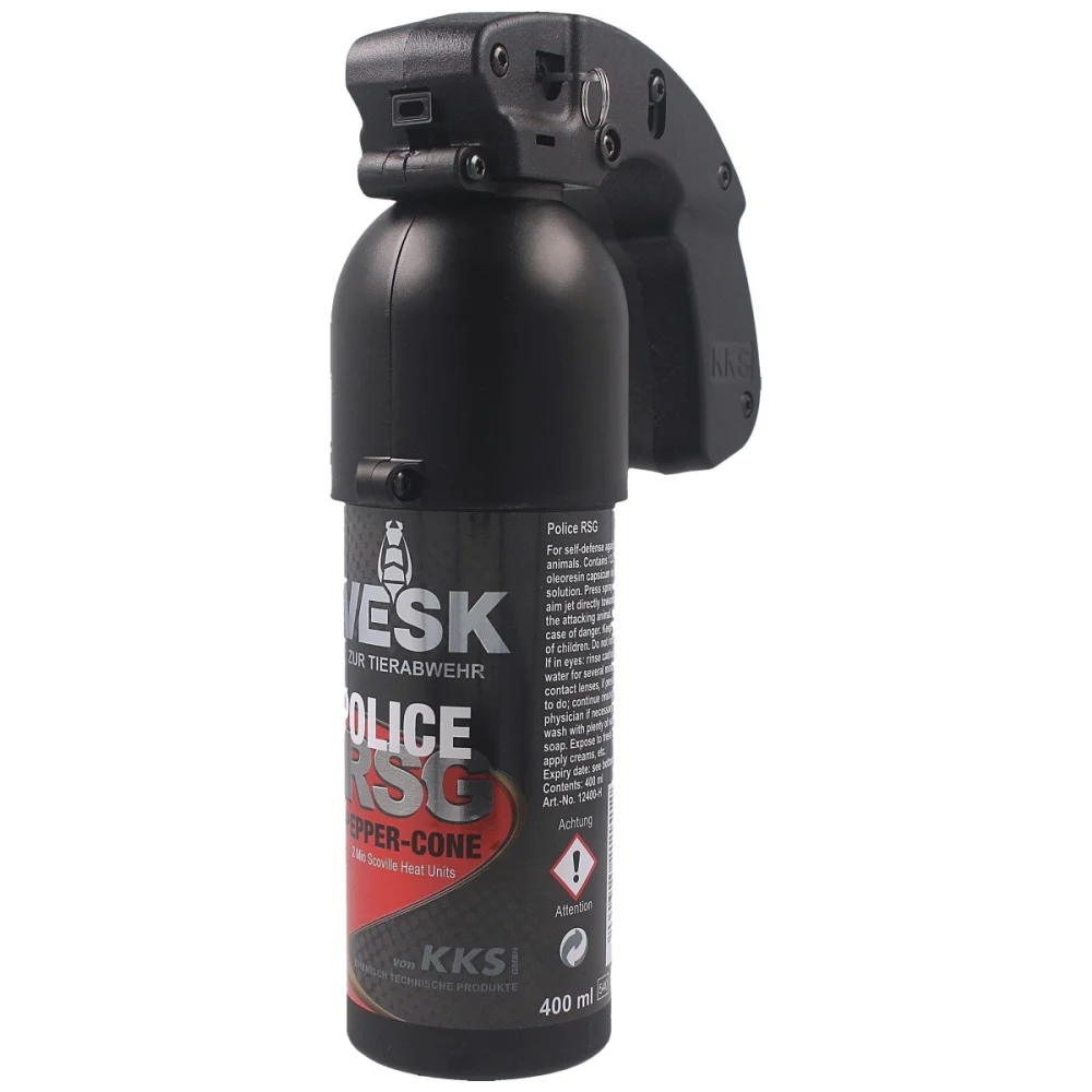 Gaz pieprzowy KKS Vesk RSG Police Gel 2mln 400ml HJF (12400-H V) 2 Gaz pieprzowy KKS Vesk RSG Police Gel 2mln 400ml HJF (12400-H V)