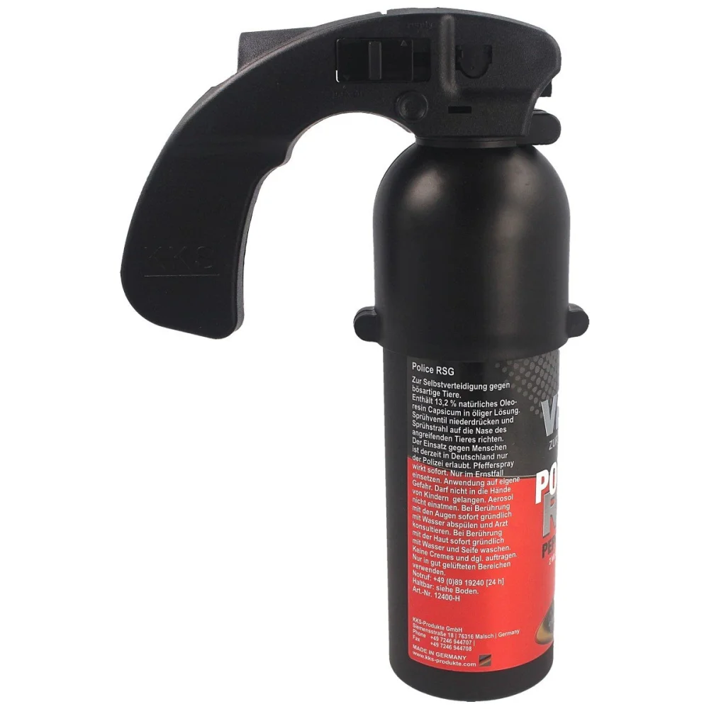 Gaz pieprzowy KKS Vesk RSG Police Gel 2mln 400ml HJF (12400-H V) 5 Gaz pieprzowy KKS Vesk RSG Police Gel 2mln 400ml HJF (12400-H V)