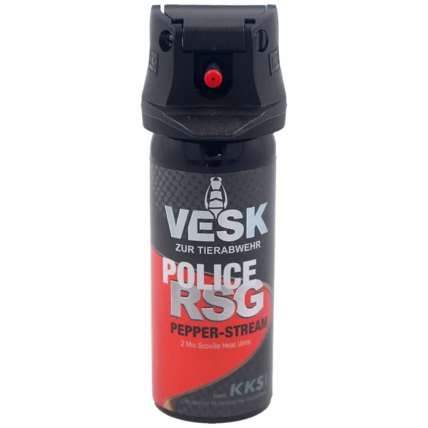 Gaz pieprzowy KKS VESK RSG Police 2mln SHU 50 ml dysza Stream (strumień)