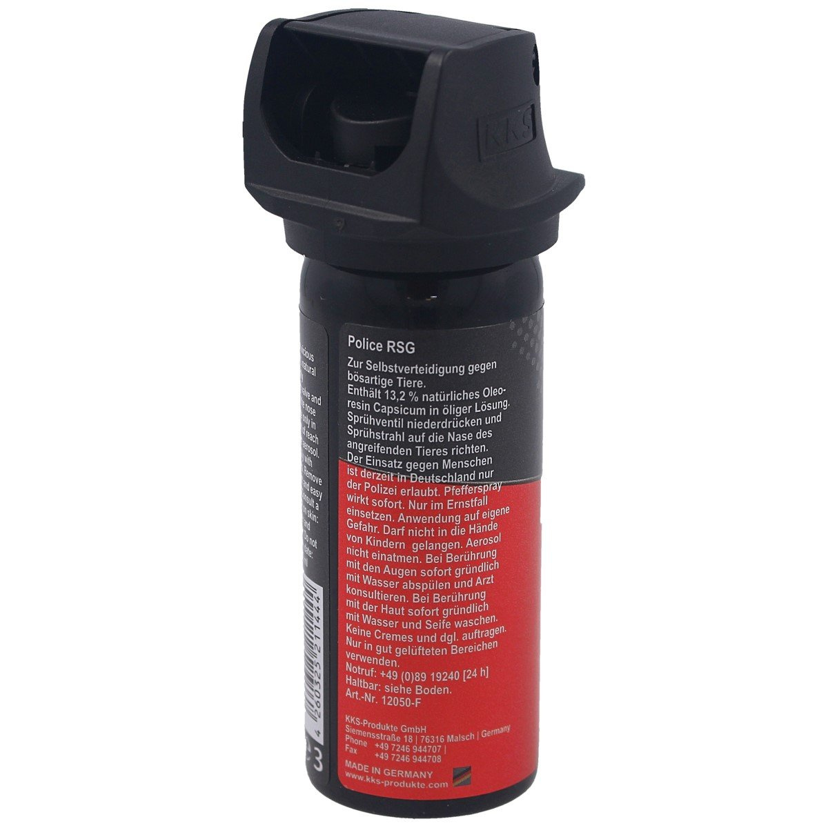 Gaz pieprzowy KKS VESK RSG Police 2mln SHU, Foam-Piana 50 ml (12050-F)-4