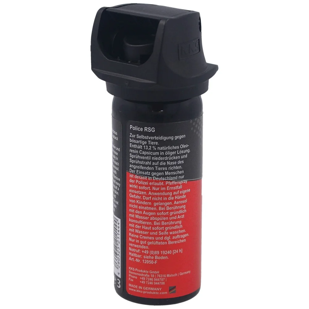 Gaz pieprzowy KKS VESK RSG Police 2mln SHU, Foam-Piana 50ml 4 Gaz pieprzowy KKS VESK RSG Police 2mln SHU, Foam-Piana 50ml