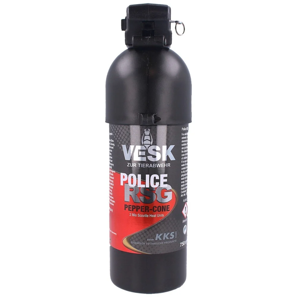 Gaz pieprzowy KKS VESK RSG Police 2mln SHU, HJ Stream 750ml (12750-H) 3 Gaz pieprzowy KKS VESK RSG Police 2mln SHU, HJ Stream 750ml (12750-H)