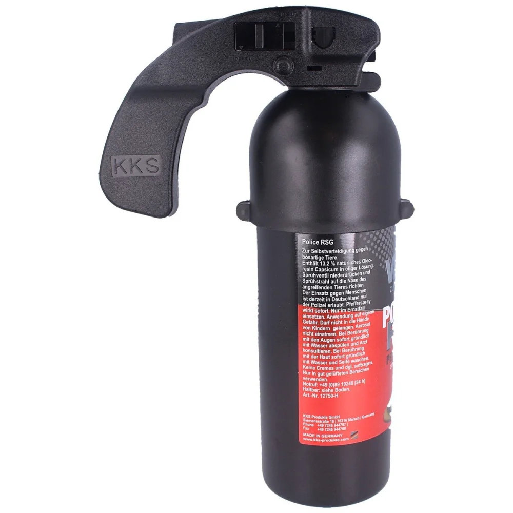 Gaz pieprzowy KKS VESK RSG Police 2mln SHU, HJ Stream 750ml (12750-H) 7 Gaz pieprzowy KKS VESK RSG Police 2mln SHU, HJ Stream 750ml (12750-H)