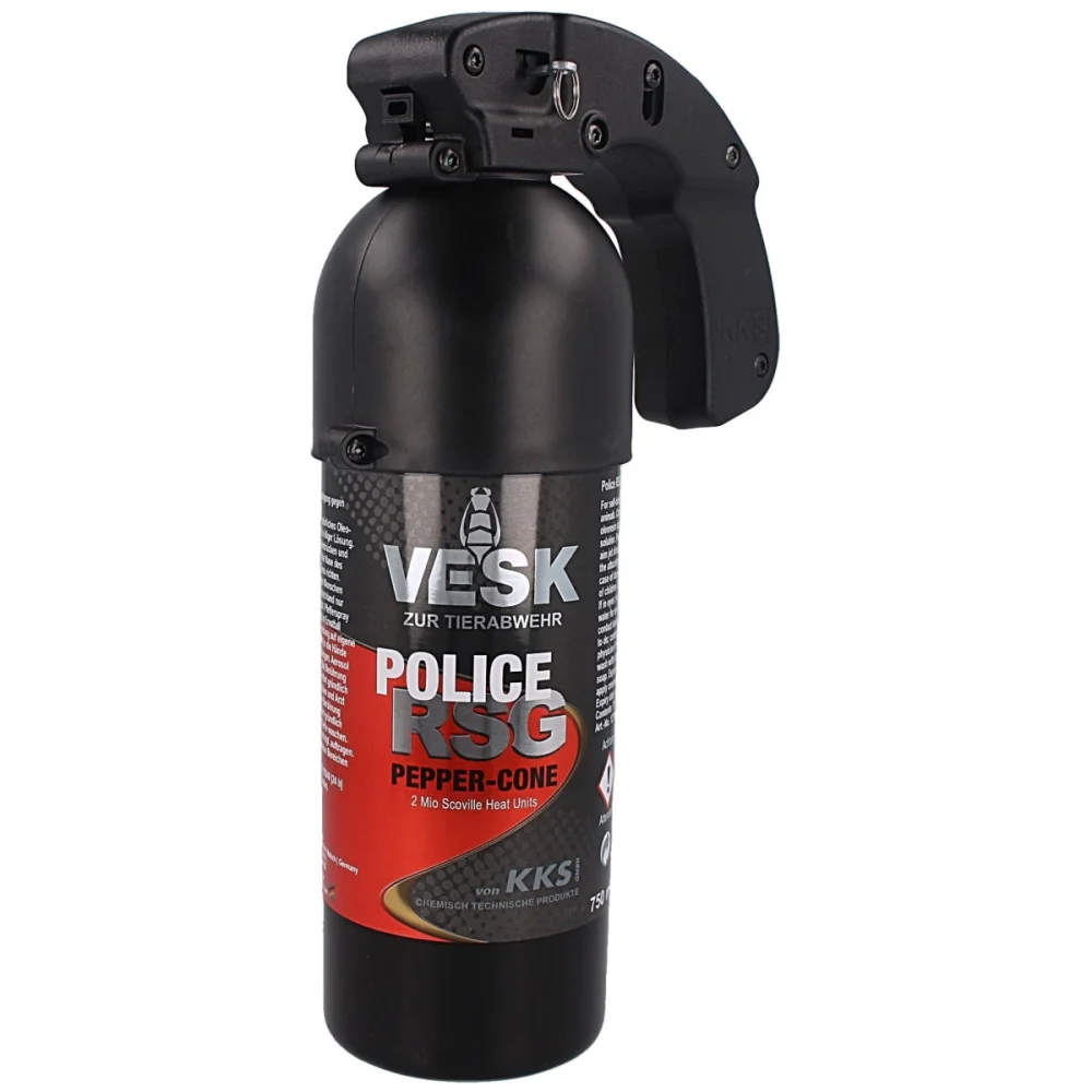 Gaz pieprzowy KKS VESK RSG Police 2mln SHU, HJ Stream 750ml (12750-H) 1 Gaz pieprzowy KKS VESK RSG Police 2mln SHU, HJ Stream 750ml (12750-H)