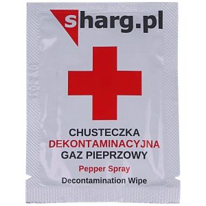 Chusteczka dekontaminacyjna neutralizująca działanie gazu pieprzowego (SHD101V2)-1