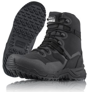 Altama - Buty wojskowe z zamkiem bocznym SWAT Alpha Fury 8’’ - Wysokie - Czarne - 177501-1