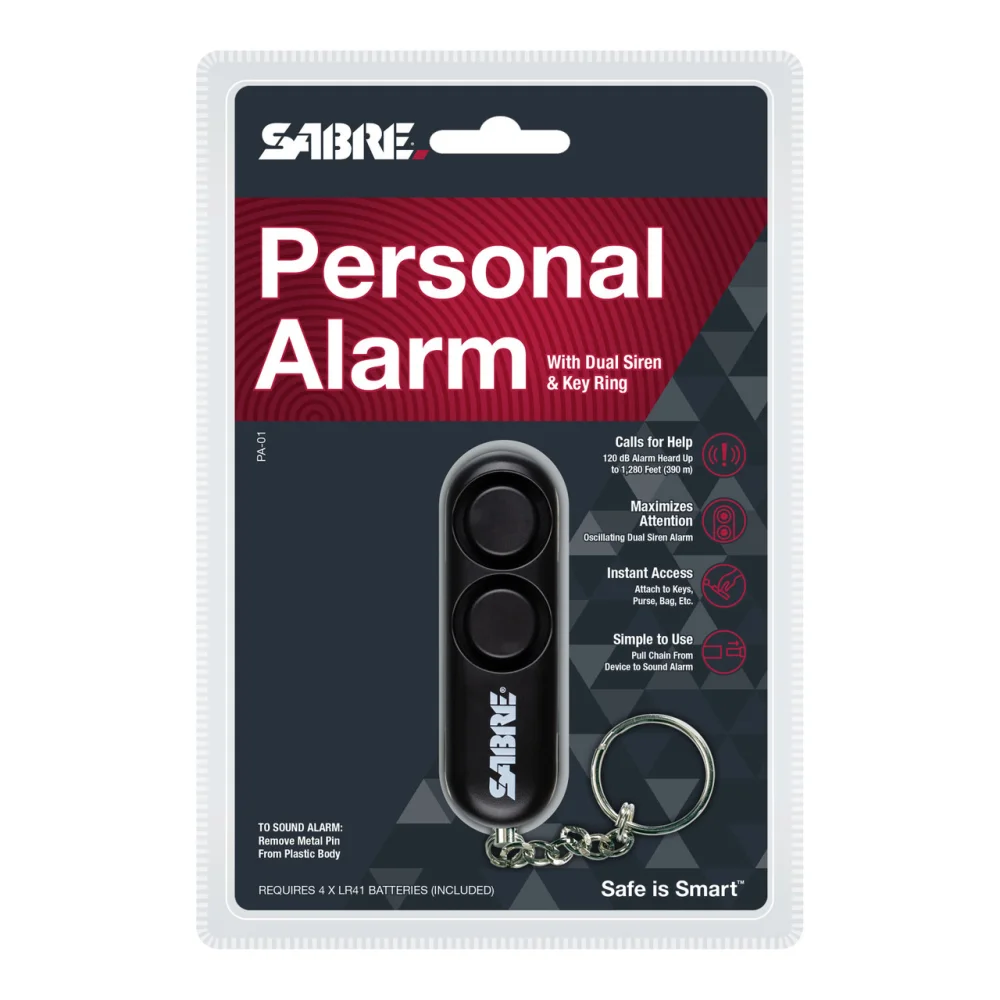 Alarm osobisty SABRE czarny 6 Alarm osobisty SABRE czarny