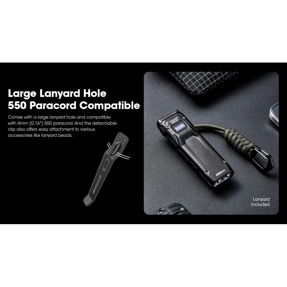 Latarka NITECORE EDC23 2500 lumenów 8 Latarka NITECORE EDC23 2500 lumenów