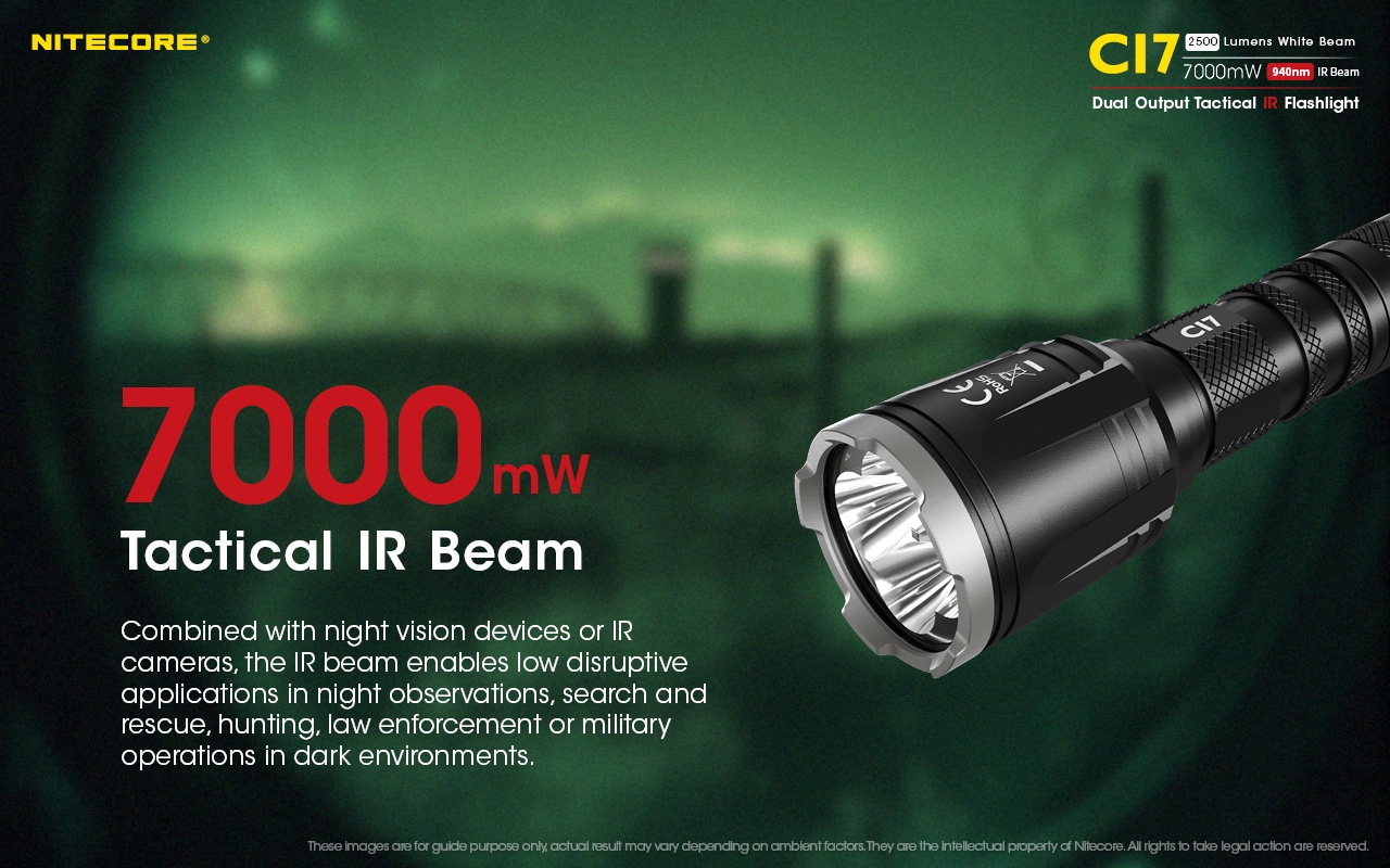 Latarka NITECORE CI7 2500 Lumenów-3