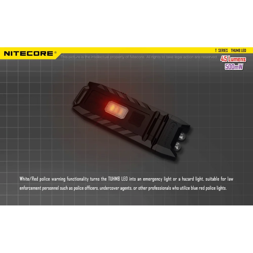 Latarka UV Nitecore Thumb LEO 10 Latarka UV Nitecore Thumb LEO
