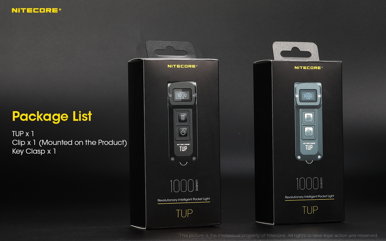 Latarka Nitecore TUP 1000 lumenów Czarna-21