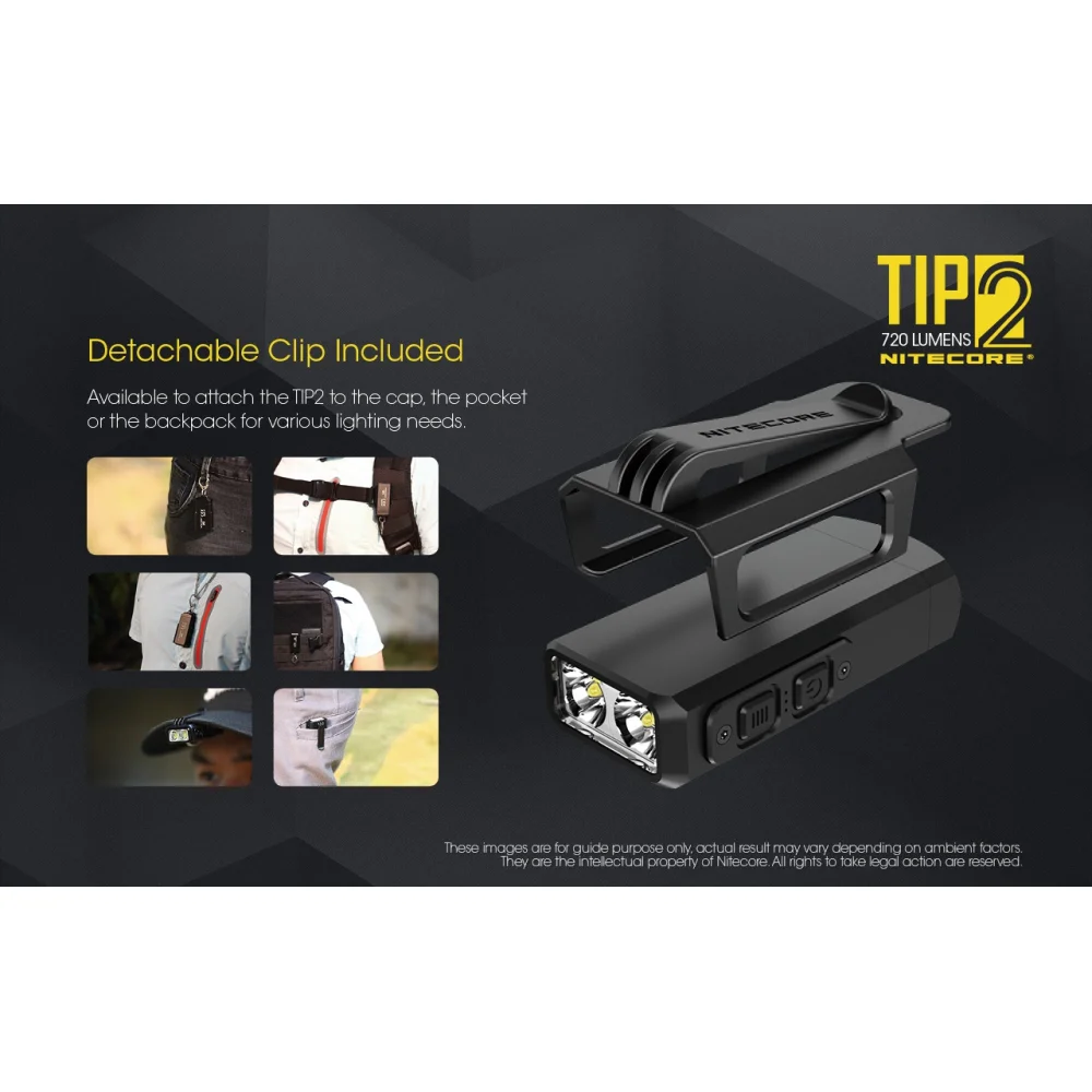 Latarka Nitecore TIP 2 720 lumenów 20 Latarka Nitecore TIP 2 720 lumenów