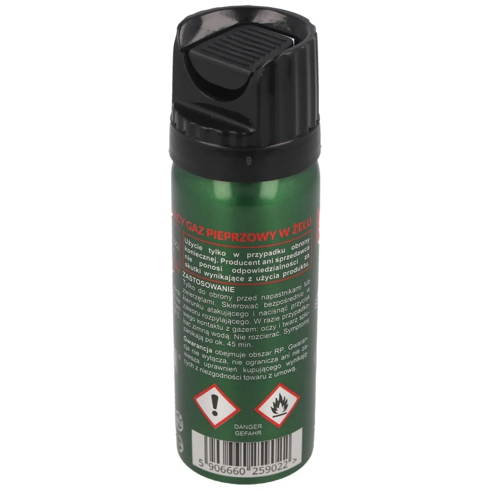 Gaz pieprzowy Sharg Nato Defence Gel 2mln Cone 50ml 2 Gaz pieprzowy Sharg Nato Defence Gel 2mln Cone 50ml