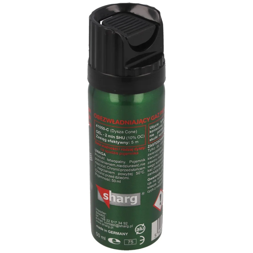 Gaz pieprzowy Sharg Nato Defence Gel 2mln Cone 50ml 3 Gaz pieprzowy Sharg Nato Defence Gel 2mln Cone 50ml