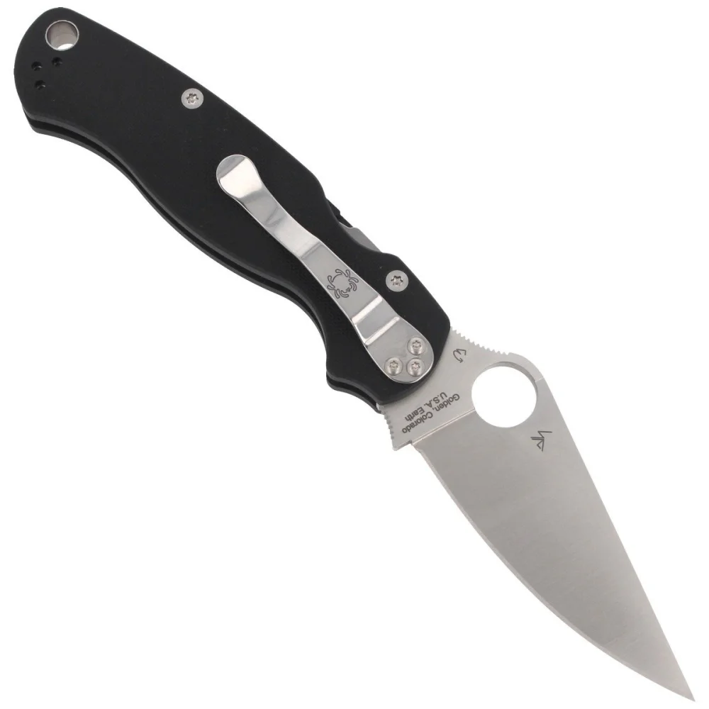 Nóż składany Spyderco Para Military 2 G-10 Black Plain (C81GP2) 3 Nóż składany Spyderco Para Military 2 G-10 Black Plain (C81GP2)