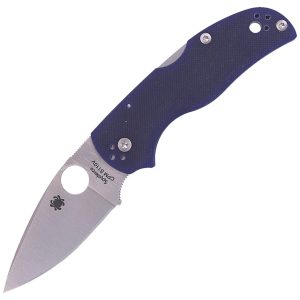 Nóż składany Spyderco Native 5 Dark Blue G10, Satin CPM S110V by Sal, Eric Glesser (C41GPDBL5)-1