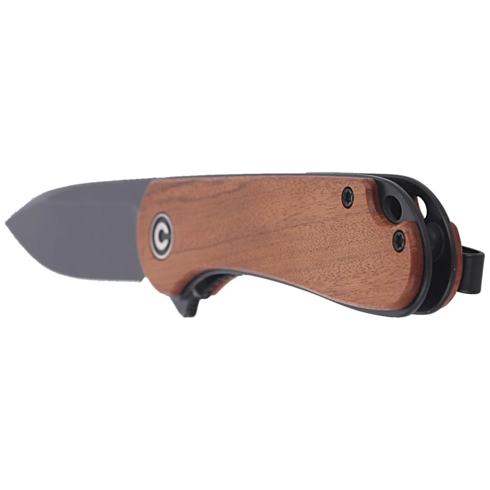 Nóż składany CIVIVI Elementum Flipper Cuibourtia Wood, Black Stonewashed (C907U) 6 Nóż składany CIVIVI Elementum Flipper Cuibourtia Wood, Black Stonewashed (C907U)