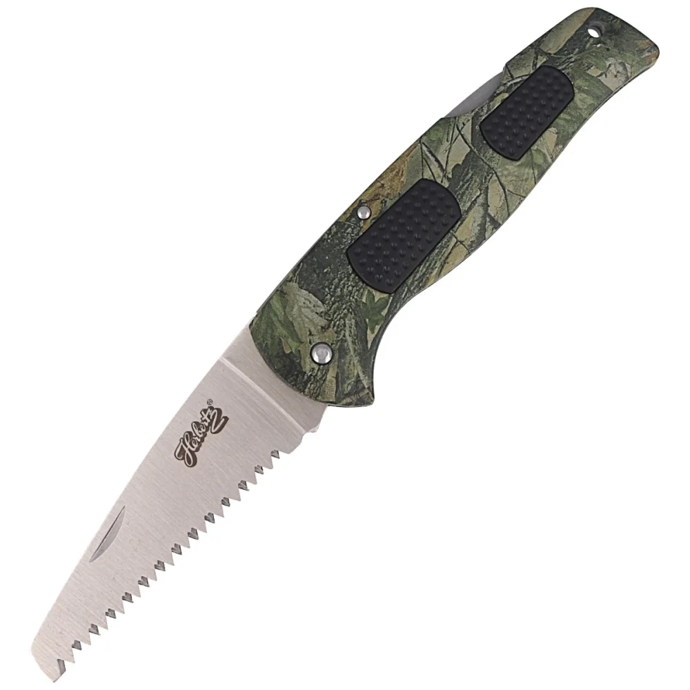 Piła składana Herbertz Solingen Wood Camo Elastomer, Satin Finish 114mm (55004) 1 Piła składana Herbertz Solingen Wood Camo Elastomer, Satin Finish 114mm (55004)