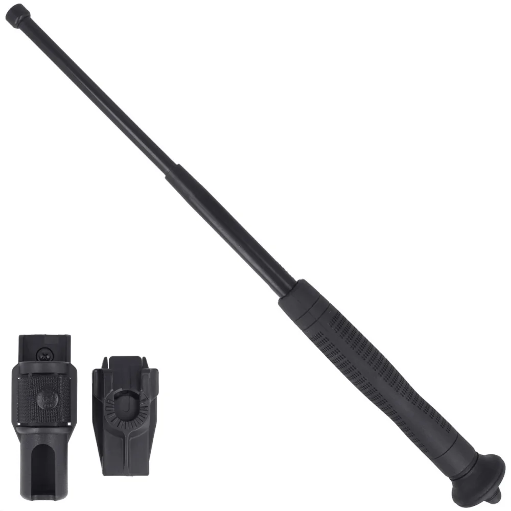Pałka teleskopowa hartowana ESP Ergonomic 18'' z głowicą kubotan (ExB-18HE-BK BH-54/BE-01) 1 Pałka teleskopowa hartowana ESP Ergonomic 18” z głowicą kubotan (ExB-18HE-BK BH-54/BE-01)