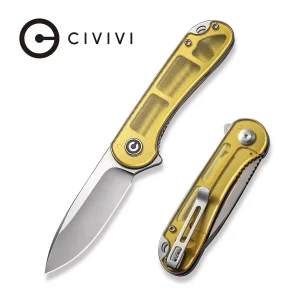 Nóż składany Civivi Elementum Flipper Polished Ultem, Satin D2 (C907A-4)-1